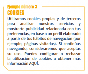 Ejemplo número 3 Cookies